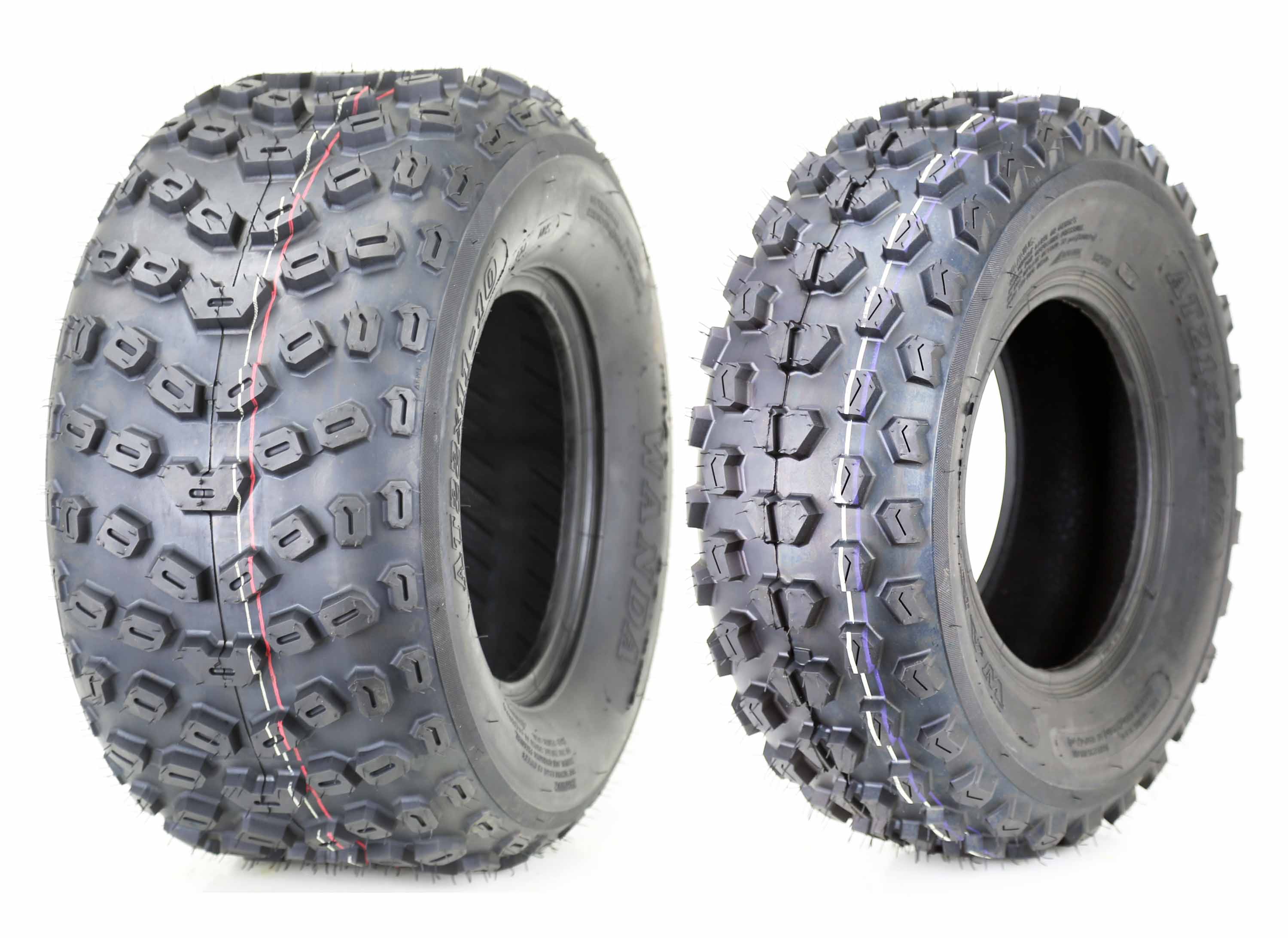 Set of 4 Sport ATV Tires 21x710 21x7x10 Front & 22x1110 22x11x10 6PR